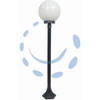 LAMPIONCINO SU PALO MODELLO SFERA NERO