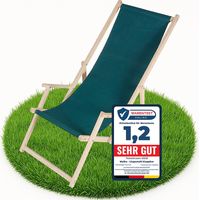 Melko chaise de plage pliante chaise de plage en bois chaise longue en bois relax chaise longue de plage vert