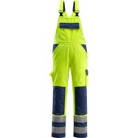 Mascot SAFE COMPETE Warnlatzhose mit Knietaschen Barras Gr. 90C60 gelb/marine