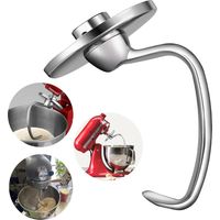 Gancho para masa de acero inoxidable - Gancho para amasar para KitchenAid - Accesorios de gancho para masa de acero inoxidable para 4,5-5 cuartos, apto para lavavajillas (reemplaza K45DH)