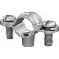 Abrazadera cromada M6 Diámetro: Ø10 mm