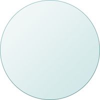 Tischplatte aus gehärtetem Glas rund 400 mm vidaXL