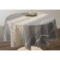 Le linge de Jules Tovaglia, Poliestere, Grigio, Rotonda 160 cm