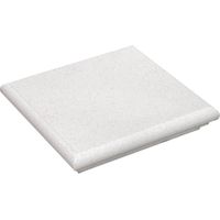 CAPITELLO COPRI PILASTRO PROFILO TORATO - Bianco Roccia - size Misura Base Int. con incastro 32x32