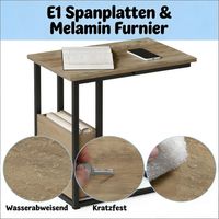 Petite table basse,table d’appoint étroite,table basse,table d’ordinateur portable (seulement avec table)