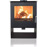 Estufa de Leña Verso Kara - 7.5 kW, Calefacción Eficiente y Ecológica para Hogar