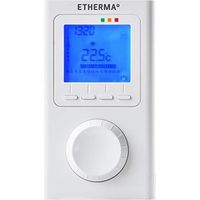 Etherma ET-14A termostato radio blanco con pantalla LCD