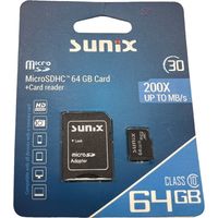 Speicherkarte MicroCARD microSDHC Karte 64GB Class 10 UHS-I mit Adapter bis zu 200 MB/s