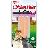 Inaba Cat Filet de poulet - Filet de poulet supplémentaire au bouillon de crabe 25 g