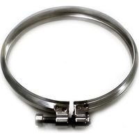 Fascetta di bloccaggio canna fumaria DN 100 tubo acciaio inox 316