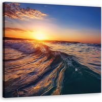 Quadro su tela, Paesaggio marino - 40x40