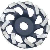 Disque de ponçage diamanté abrasif de 125 mm pour béton. Meule abrasive pour le ponçage du béton, de la pierre et du granit.