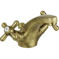 Doppelhebel-Waschtischarmatur in bronzefarbe Gattoni Calypso 5911/REV0 Bronze