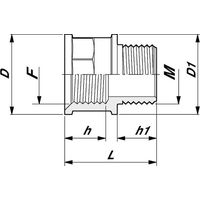 Nippel IG/AG 1/2" ARAG 2452022