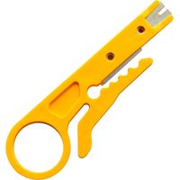 2 Pices Petit couteau à dénuder jaune outil à dénuder fil à dénuder ligne téléphonique réseau câble couteau à fil