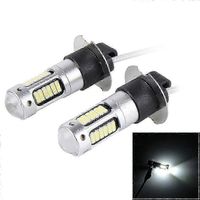 Faros antiniebla para coche H3 10W 30 LED SMD-4014 para una mejor visibilidad (luz blanca)