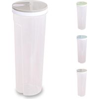Spaghetti Pasta Container Noodle Container Airtight Food Storage Containers with Adjustable Lid Multi-Purpose Pantry Organization and Storage for Noodles Beans Grains