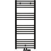 Radiatore da bagno LUXRAD Max 1200 x 500 mm lato nero opaco ZDC 538W