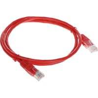 Cordon de brassage RJ45/1.0 rouge 1,0 m CONOTECH
