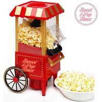 Machine à Pop Corn - Sweet & Pop - Look rétro - Rouge - Petit électroménager