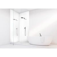 Panneau mural VIPANEL Rénovation rapide pour salle de bain, blanc brillant 150 x 255 cm, ep. 3 mm