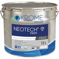 Krome Neotech Prim Peinture d'impression Murs et Plafonds - Intérieur Conditionnement: 12L - Couleur: BLANC