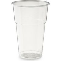 Gobelet jetable transparent en PLA 650 ml - 800 pièces - Ecobioshopping