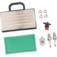 Rasenmäher-Luftfilter-Set, Luftfilter, Zündkerzenventil, Ersatz-Rasentraktor-Teile für BS
