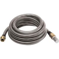 Ribimex – Kit aspiration à raccords laiton diamètre 25 – Tuyau cannellé 7m – Clapet anti-retour laiton – Filtre métal monté