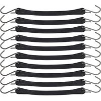 Sangles d'arrimage robustes de 10 pouces pour remorque de moto avec crochets