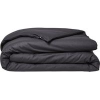 Bettwäsche TODAY Essential - 240 x 260 cm - 2 Personen - 100% Unifarbener Baumwolle - Graufarben