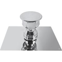 Abschlussbausatz für oberen Rauchabzug - Modell Apollo - Für Pelletöfen - Edelstahl - Ø80 350/350 Joncoux