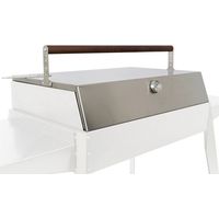 Couvercle pour barbecue ETNA, ETNA F, ETNA MAXI – Cuisson indirecte avec thermomètre intégré – Plaque de cuisson avec bouclier thermique – Lisa