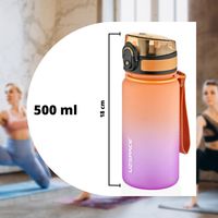 Bouteille D'eau De Sport De 500 Ml Avec Bouchon économiseur D'eau Pour Le Sport, L'école Et Le Camping