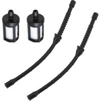 Kit of 4 Fuel Hoses and Fuel Filters for Chainsaws Compatible with STIHL Models 034 036 028 038 MS380 039 and 064.