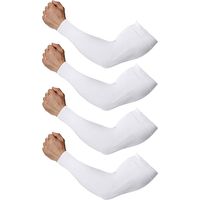 Manches de bras pour hommes et femmes, manchons couvrant les bras pour hommes et femmes (lot de 4 paires)