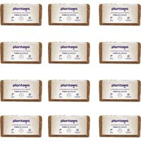 PLANTAWA Fibra di cocco 120L, 10L x 12 blocchi substrato di cocco, fibra di cocco naturale, terra per piante uso orto urbano terrario piante all'aperto torba per vasi