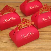 Paper Gift Box Wedding Candy Box Wedding Gift Sweet Box for Chocolate Baby Shower Party Favor Boxes 50pcs