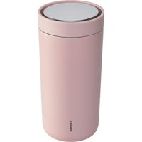 Taza Isotérmica Stelton To Go Click Rosa Suave 0,4L