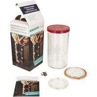 Weck Stangenglas Starter-Set Glas inkl. 2 Glasdeckel ö‚Å’ü 80 mm 100 mm mit Zubehör