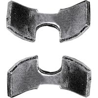 Cyclingcolors – Lot de 2 étriers ouverts pour vis Ø 7mm et Ø 8mm – Acier robuste pour assemblage meuble ancien – Lamage Ø 38mm demi-lune rond