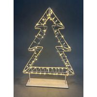 TrendLine LED Baum 28 cm warmweiß Dekofigur