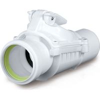 Clapet anti-retour PP-HT dn50 version A, sanitaire pour assainissement interne, blanc