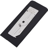 Jauge de soudure de précision en acier inoxydable (1 pièce) - Outil de mesure de profondeur de gorge
