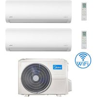 Climatiseur Midea Xtreme Wifi R32 Dual Split 7000 + 12000 BTU avec onduleur EU M2OE-18HFN8-Q Classe A++/A+