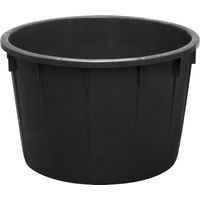 Mastello industriale tondo in plastica 225 litri - Nero - Mobil Plastic