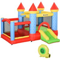 Tobogán gonflable Castillo infantil 280x260x210 cm avec cama de salto y bolsa transporte