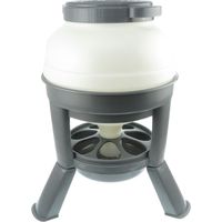 Mangeoire en plastique sur pieds, 20 Litres, pour poules - animallparadise