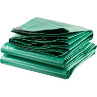 Terre Jardin – Bâche de protection 240g/m² – Traitement anti-UV – Résistante aux intempéries – Dimensions 1.5 x 6m – Couleur noire