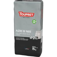 Toupret De Paris Gipspulver 15 kg, für Innenwände/Decken TOUPRET